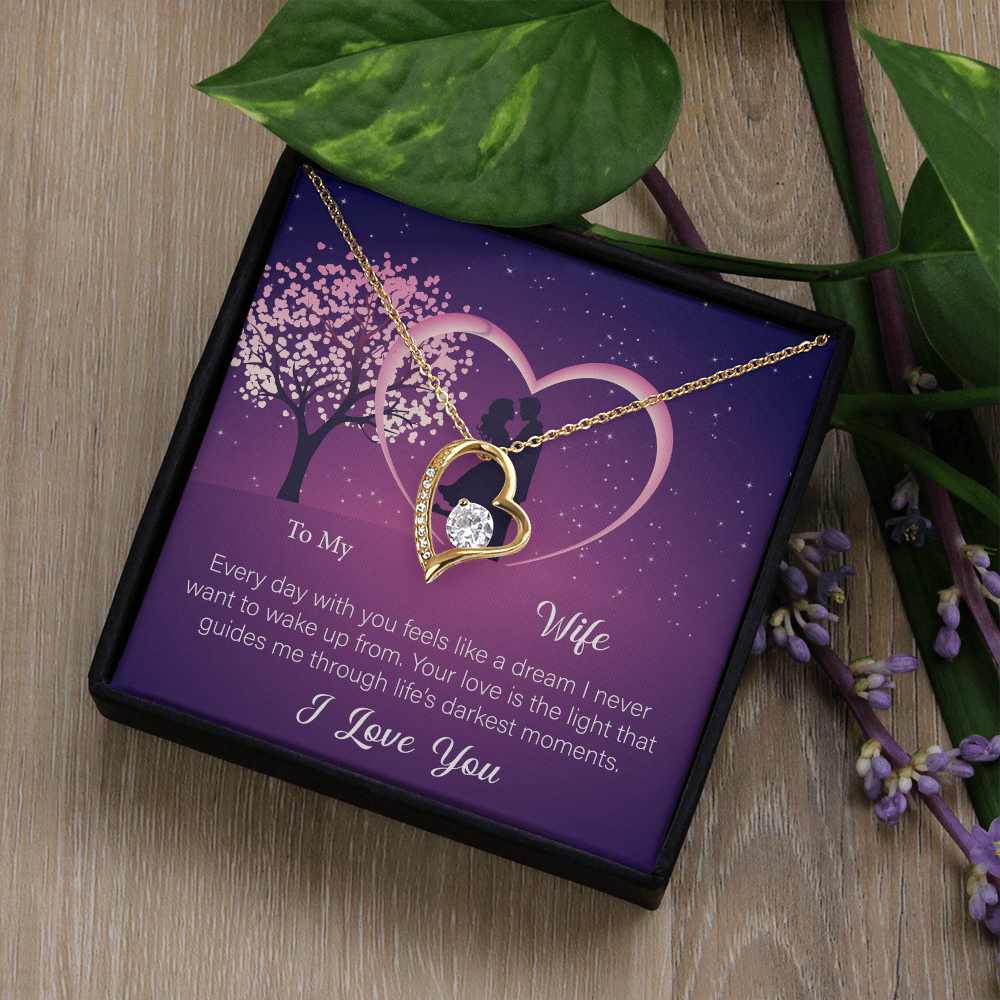To My Wife, Forever Love Necklace