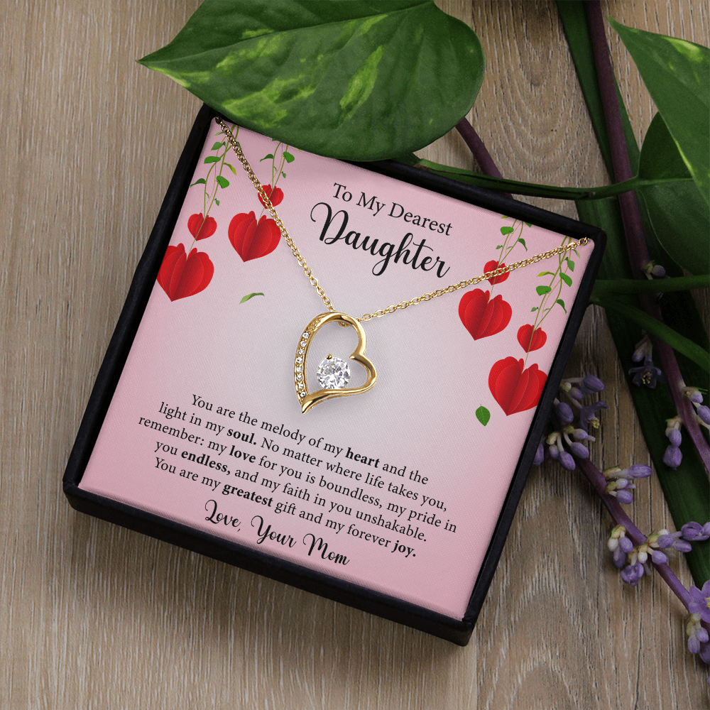 To My Daughter, Forever Love Necklace