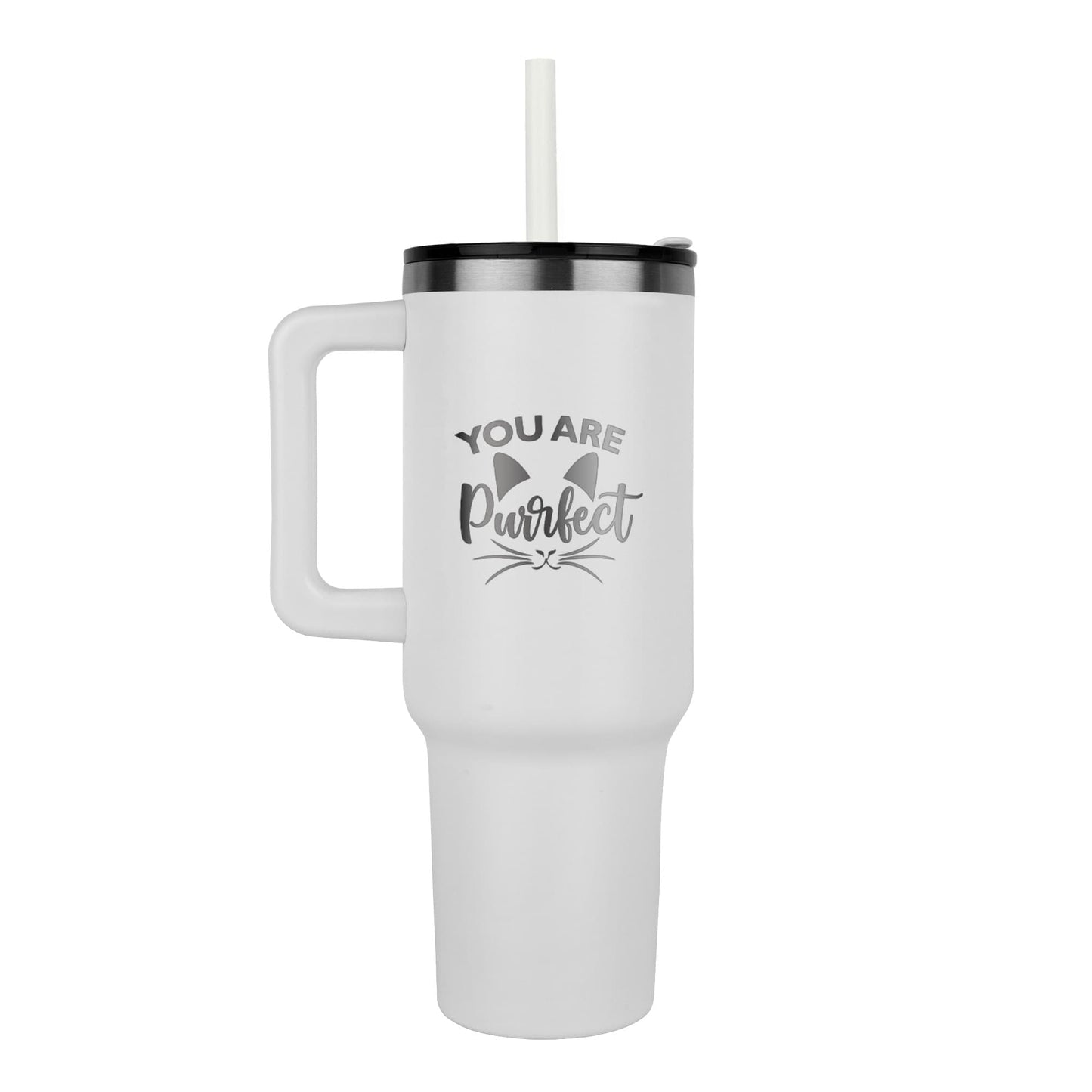 Pinnacle 40oz Tumbler - Laser engraved Fo Cat Lover