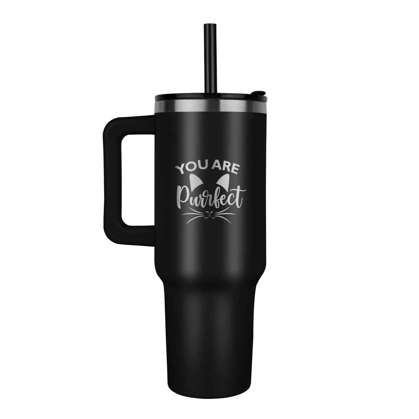 Pinnacle 40oz Tumbler - Laser engraved Fo Cat Lover