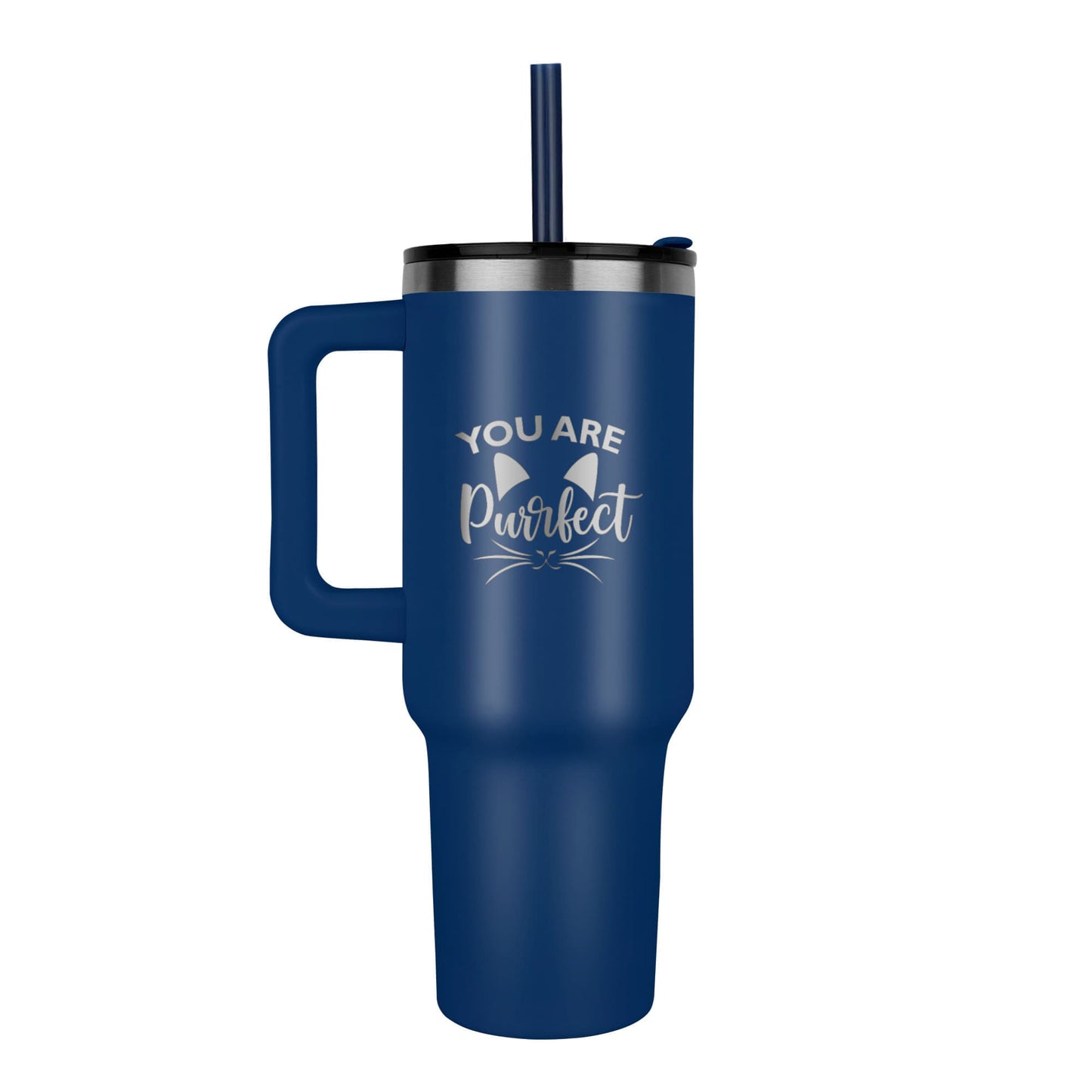 Pinnacle 40oz Tumbler - Laser engraved Fo Cat Lover