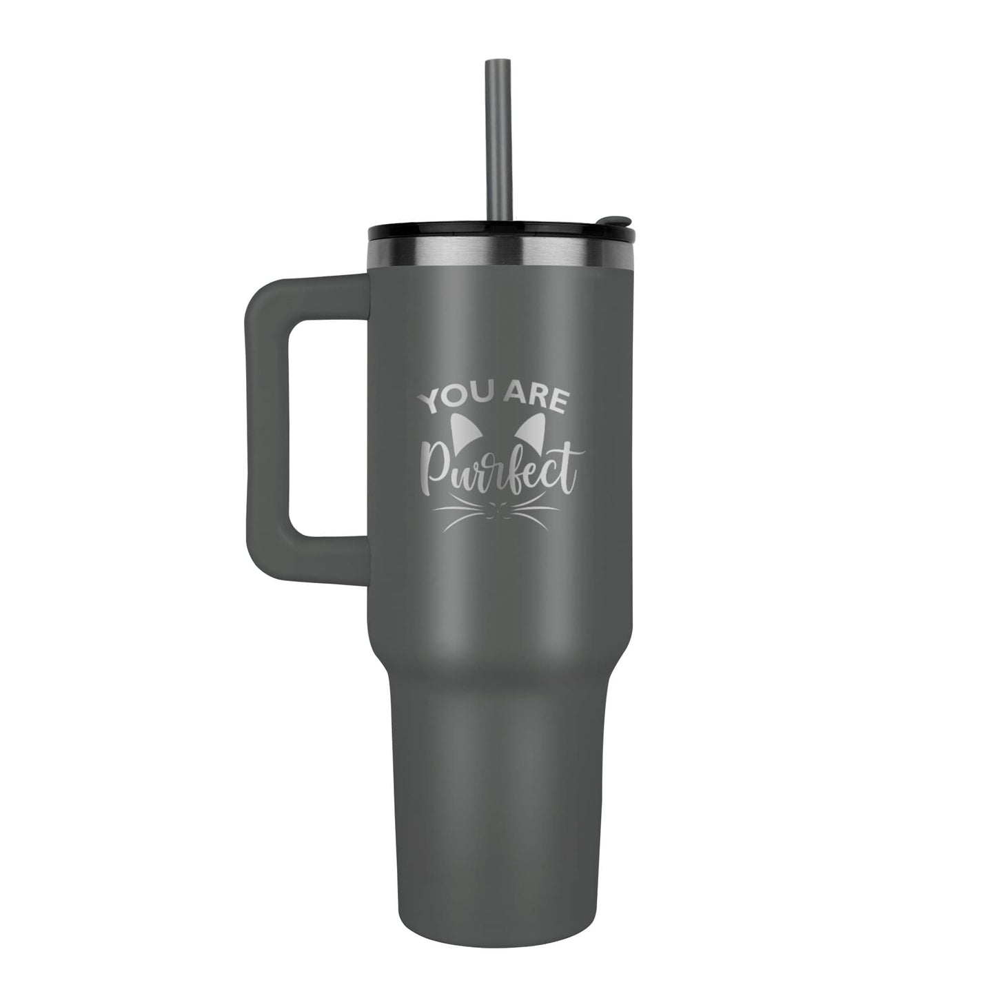 Pinnacle 40oz Tumbler - Laser engraved Fo Cat Lover