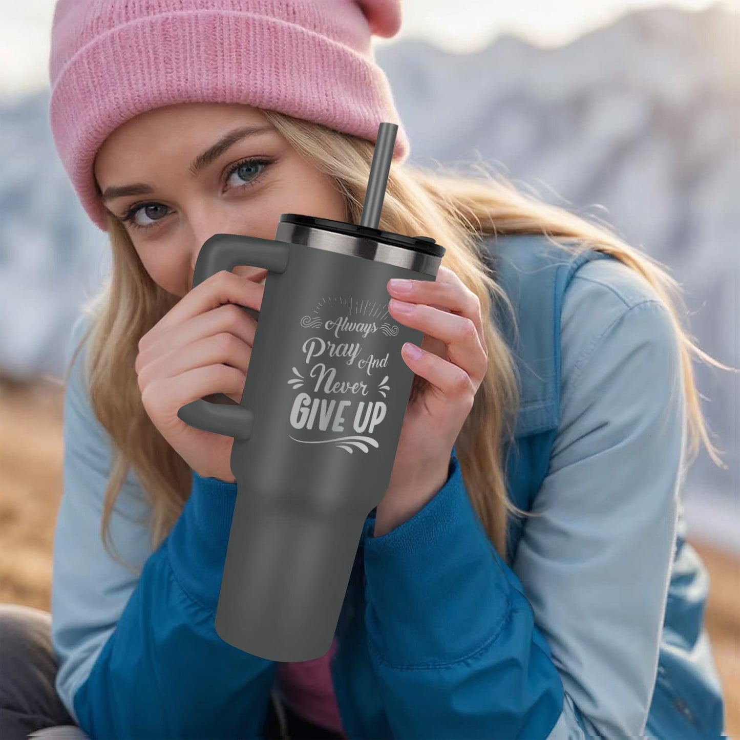 Pinnacle 40oz Tumbler - Laser engraved