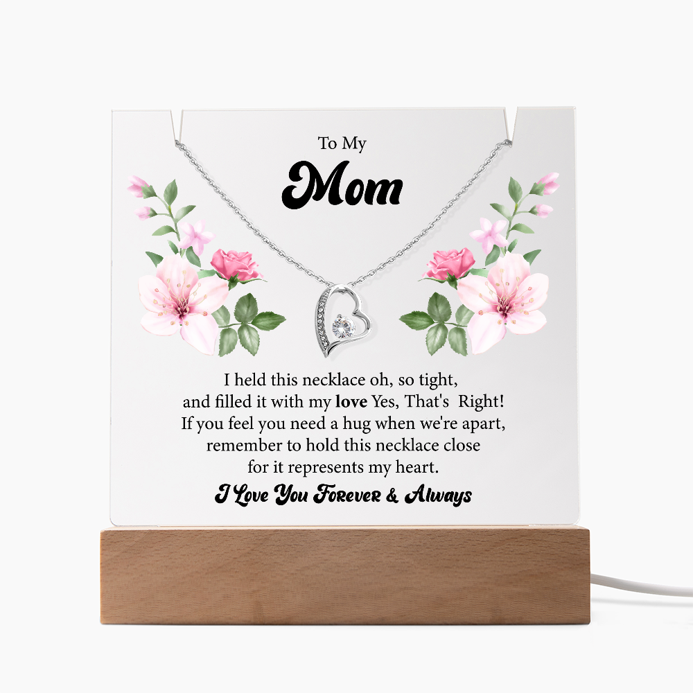 Keepsake Acrylic & Forever Love Necklace