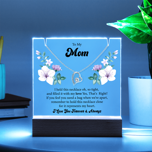 Keepsake Acrylic & Forever Love Necklace