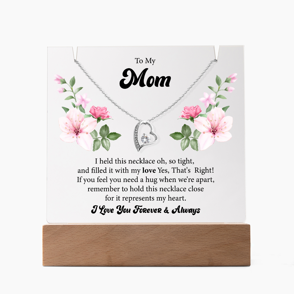 Keepsake Acrylic & Forever Love Necklace