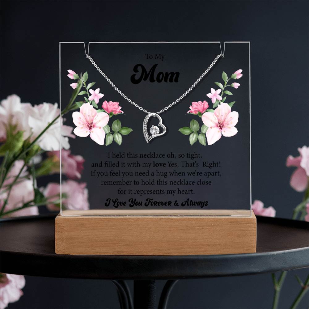 Keepsake Acrylic & Forever Love Necklace