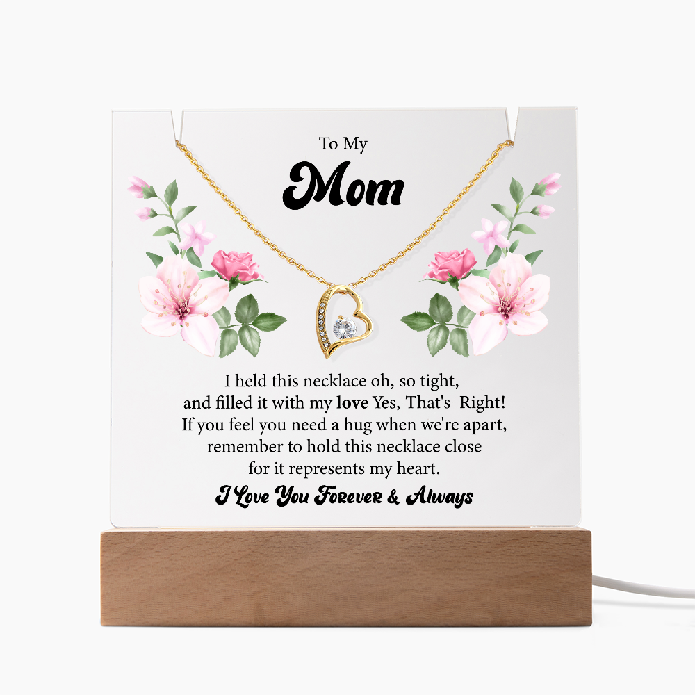 Keepsake Acrylic & Forever Love Necklace