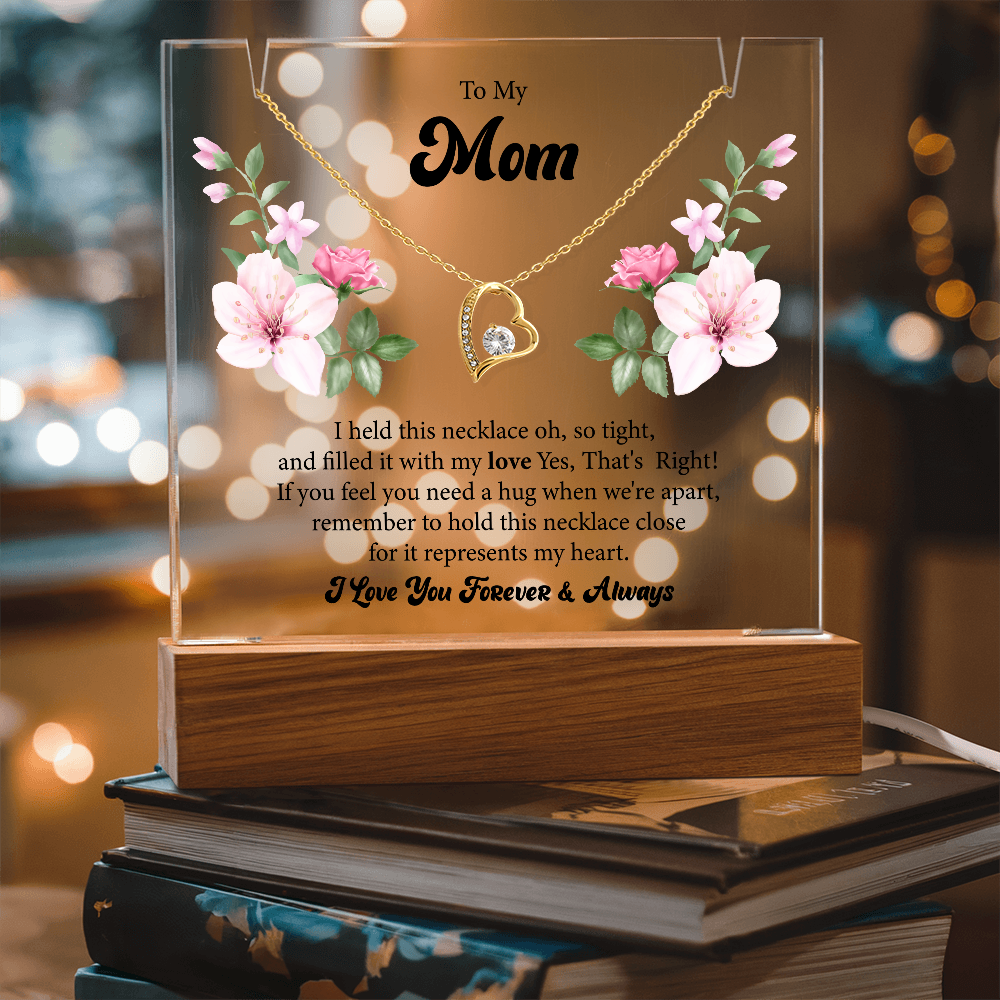 Keepsake Acrylic & Forever Love Necklace