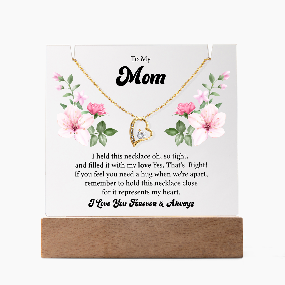 Keepsake Acrylic & Forever Love Necklace