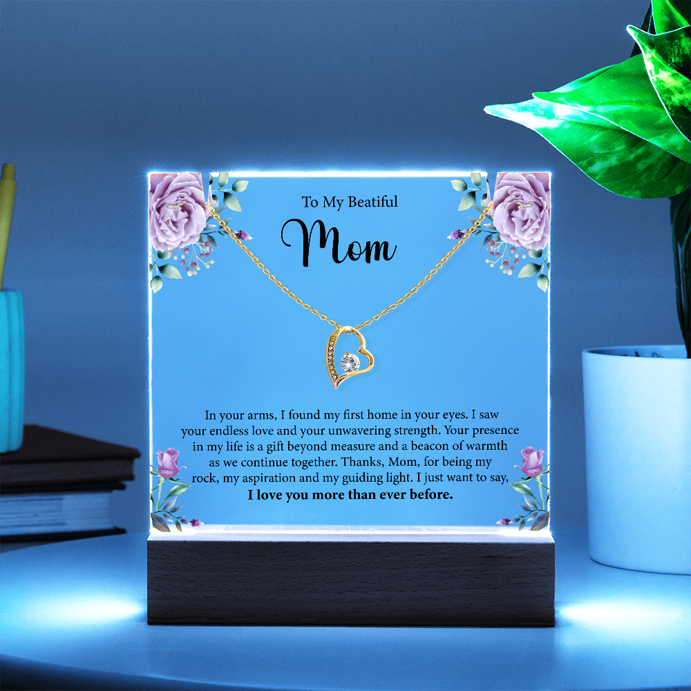 Keepsake Acrylic & Forever Love Necklace