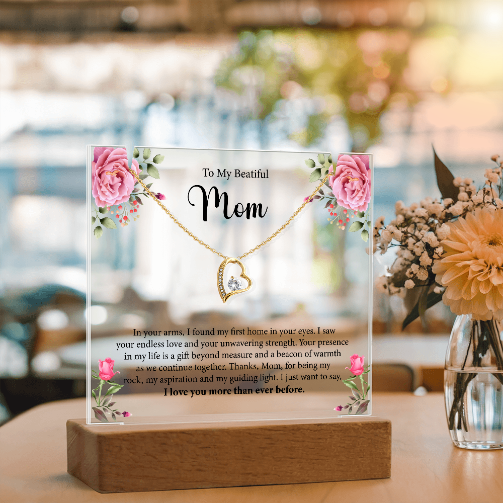 Keepsake Acrylic & Forever Love Necklace