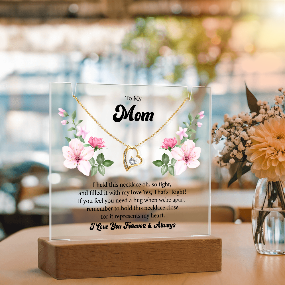 Keepsake Acrylic & Forever Love Necklace