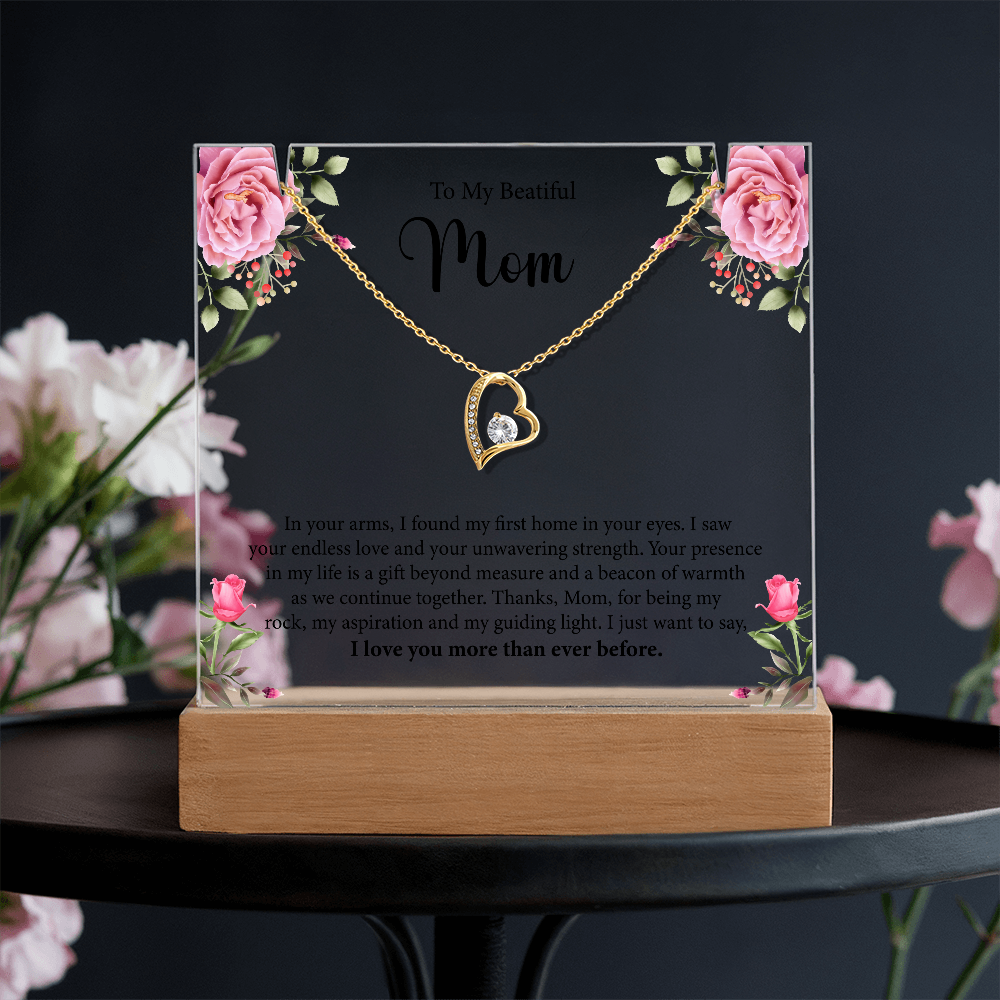 Keepsake Acrylic & Forever Love Necklace