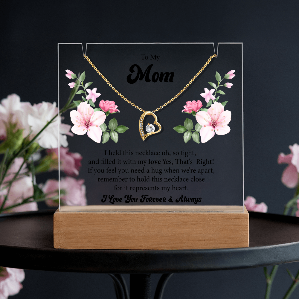 Keepsake Acrylic & Forever Love Necklace