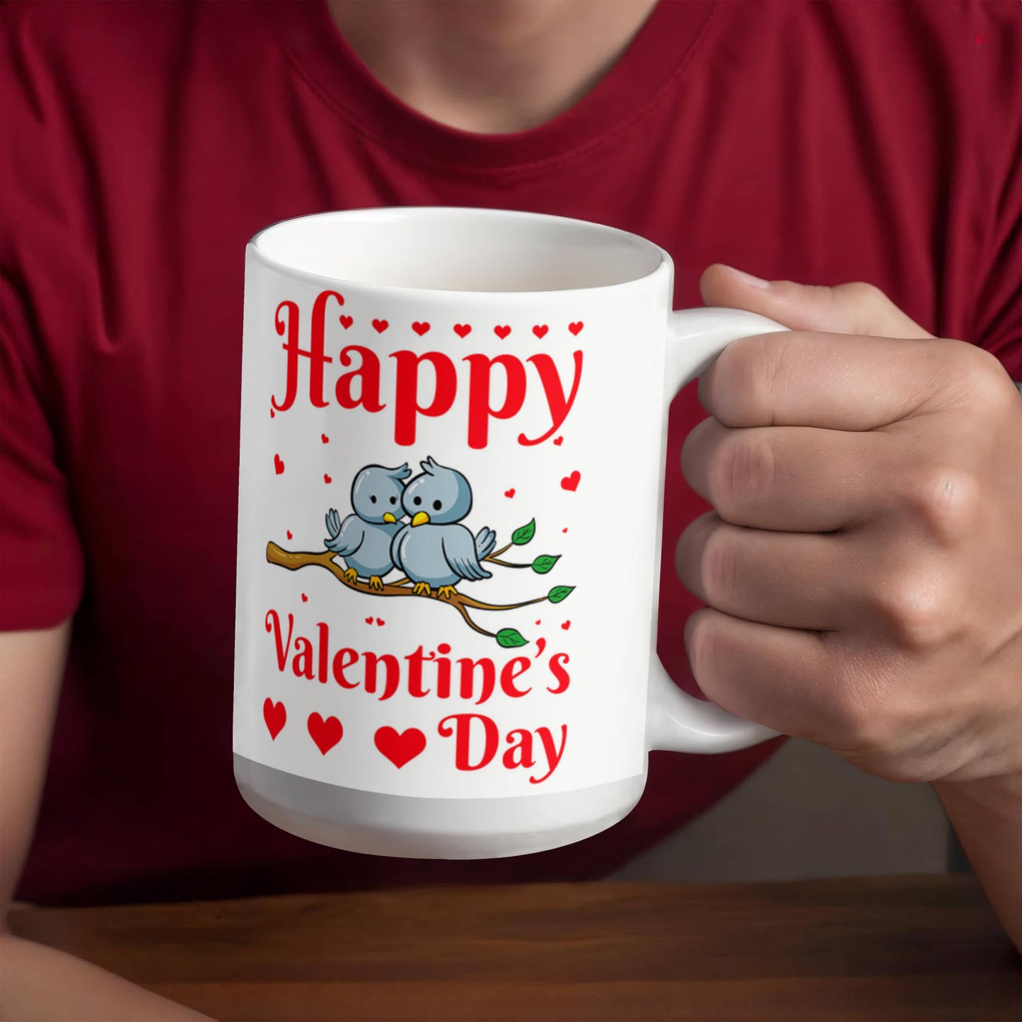 Valentine White Ceramic Mug