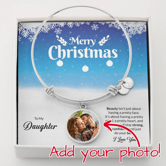 To My Daughter Luxury Circle Bangle