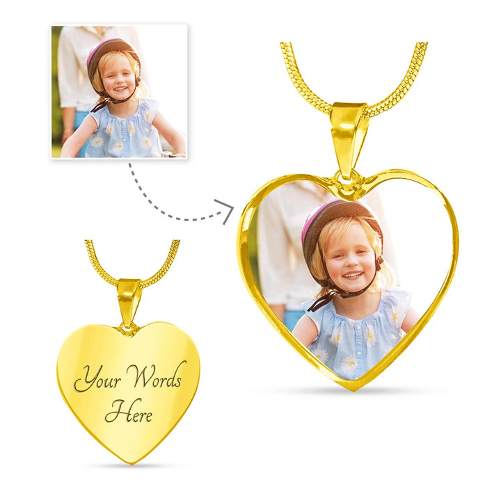 Perfect Keepsake Heart Shaped  Necklace Gift