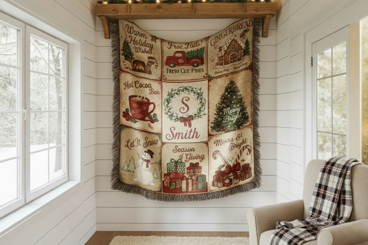 Heirloom Artwork Woven Blanket