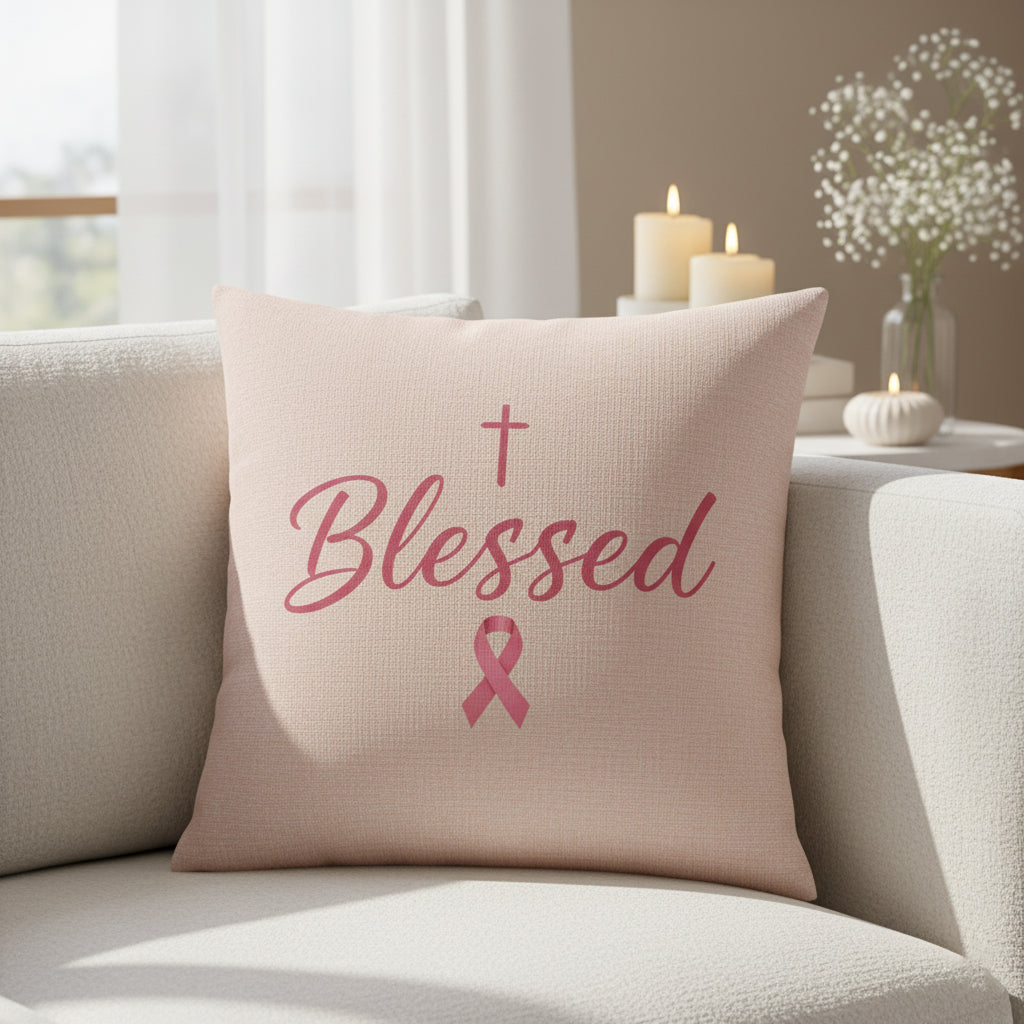 Custom Design Pillow  " Blessed "